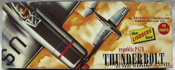 Lindberg 1/48 Republic P-47N Thunderbolt, 511-98 plastic model kit